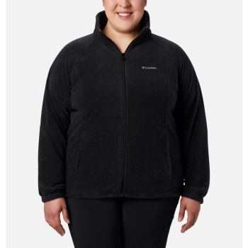 Dámské Bundy Columbia Benton Springs Full Zip Plus Size Černé WOYPCX318